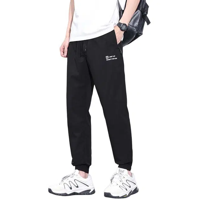 协协乐 冰丝男士夏季薄款凉感透气美式宽松束脚运动裤子男潮流时尚百搭长裤哈伦裤休闲裤 男款