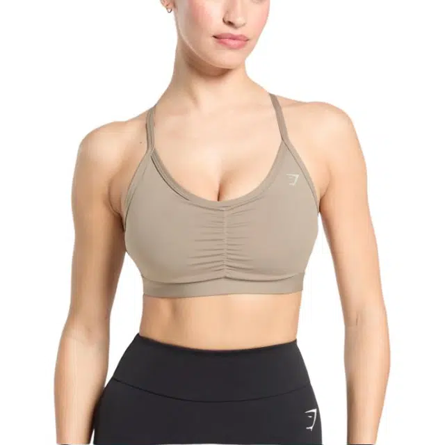 GYMSHARK Ruched Sports Bra