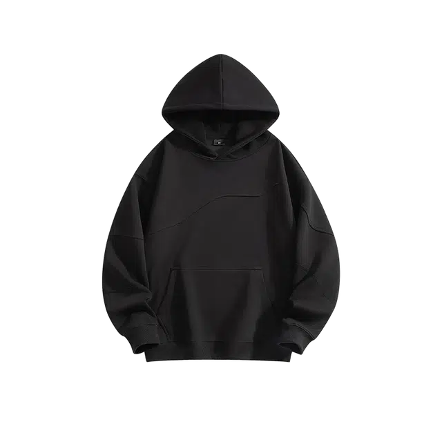 奇迹街区 日系连帽纯色潮牌街头宽松百搭打底卫衣 男女同款