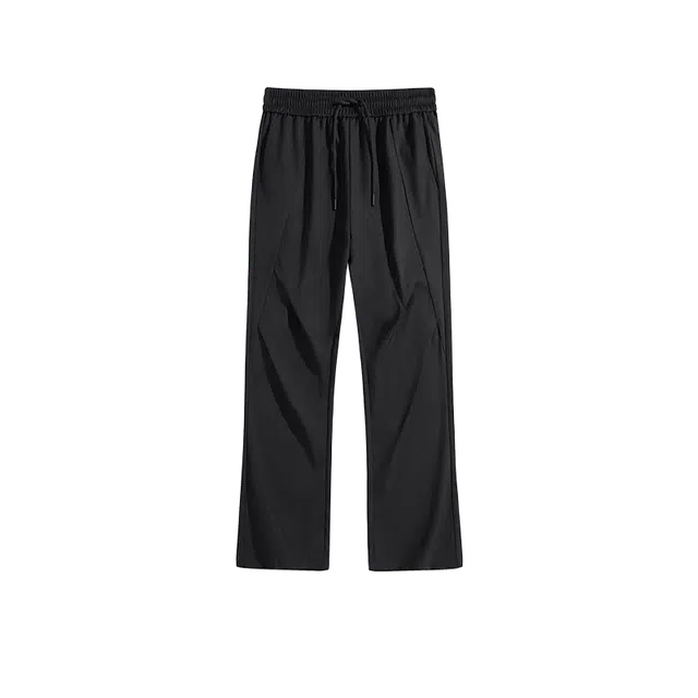 奇迹街区 日系简约直筒潮牌宽松阔腿百搭休闲裤 男女同款