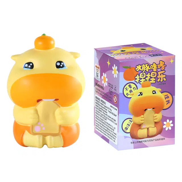 摩卡丘 水豚噜噜周边解压玩具  干巴泥秒回弹放松治愈轻松发泄情绪泥 捏捏乐/按按乐