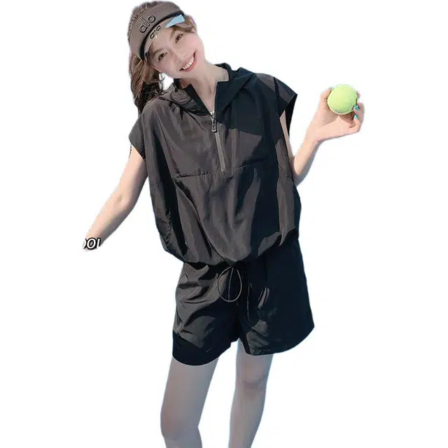 美洋 运动轻便连帽休闲套装 女款