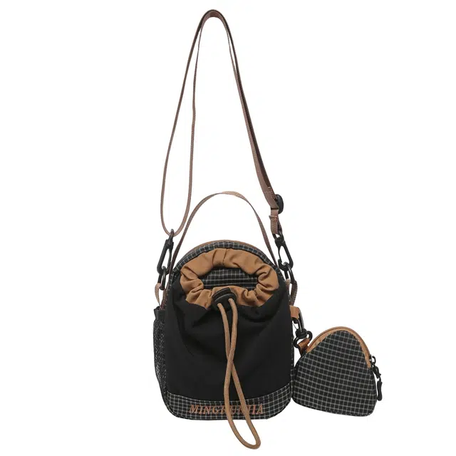 尊梵 日常出行骑行包百搭户外休闲水壶包 尼龙 单肩包 男女同款情侣款