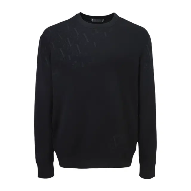 古鲨 高端字母提花舒适柔软秋装修身型针织衫 男款