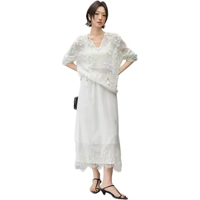 美洋 简约舒适通勤百搭休闲长裙 女款