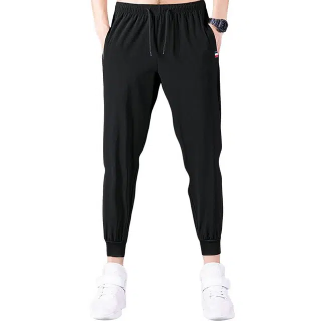 金盾 夏季冰丝时尚百搭束脚休闲裤 男款