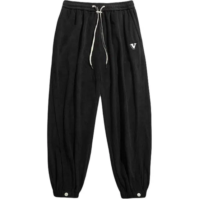 奇迹街区 日系简约直筒潮牌宽松百搭长裤休闲裤 男女同款