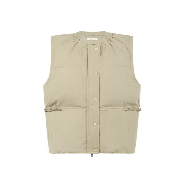 美洋 鹅绒可调节弹力绳马甲 女款