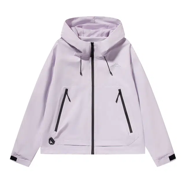 赛琪 爬山防风防水外套上衣纯色轻量化登山服小个子短款显高百搭日常户外透气不闷汗单层宽松休闲工装长袖夹克 男女同款