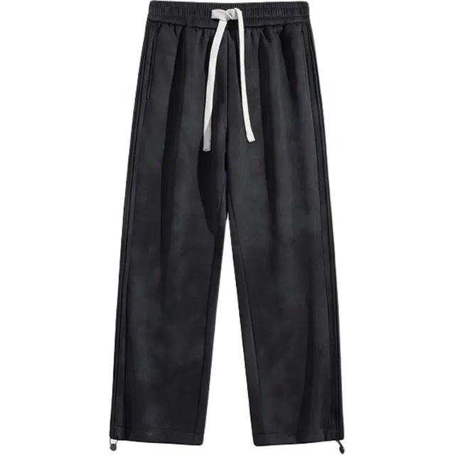 奇迹街区 日系简约潮牌宽松百搭休闲裤 男女同款