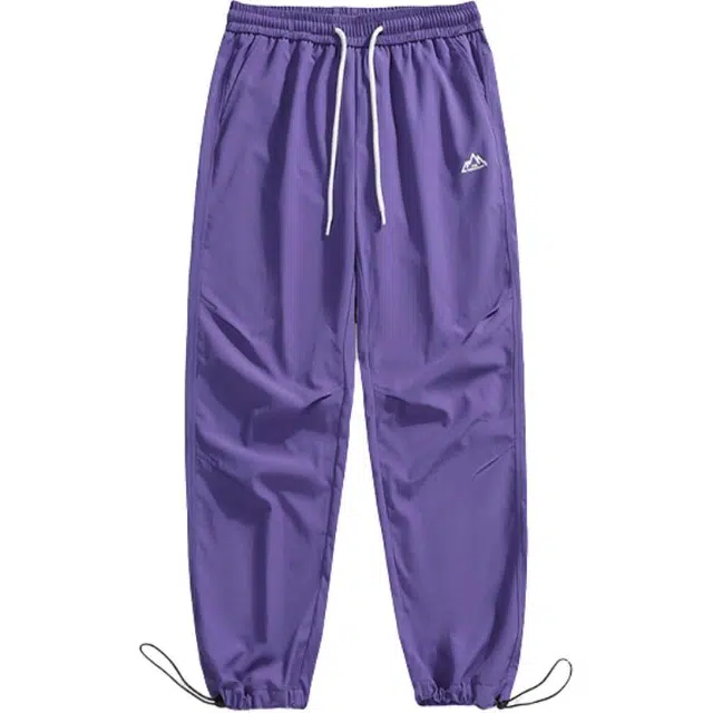 奇迹街区 日系简约潮牌宽松直筒百搭休闲裤 男女同款