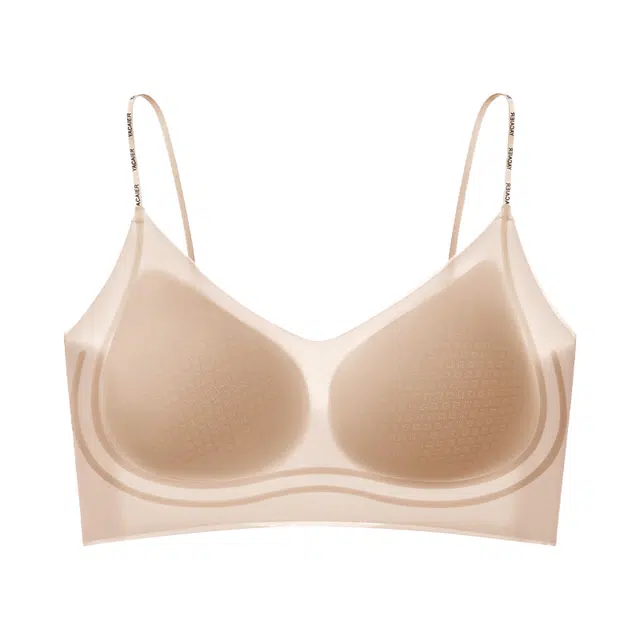 草本初色 粉底液隐形薄款无痕内衣小胸聚拢舒适透气轻薄凉感细肩带漫画胸上托学生夏季文胸 女款