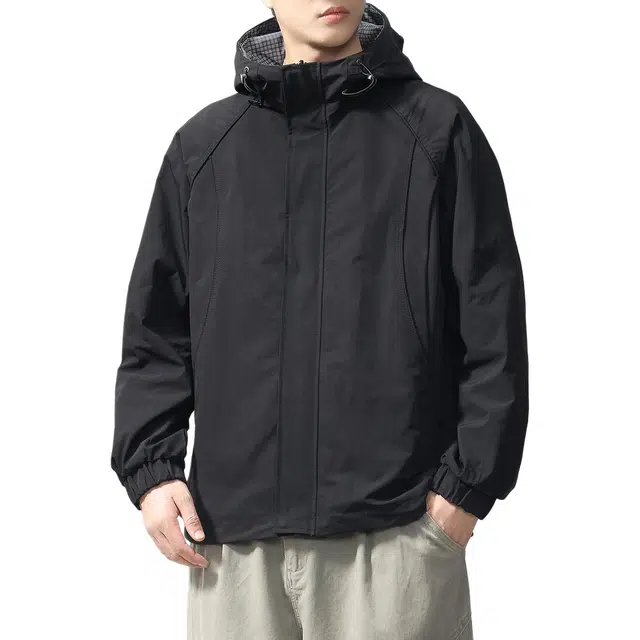 希越 美式春秋款外套男户外机能登山服潮牌工装休闲百搭夹克 男款