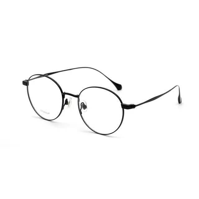 【可配度数】 小罗弟 超轻精致复古 钛 椭圆形 光学镜架 男女同款情侣款