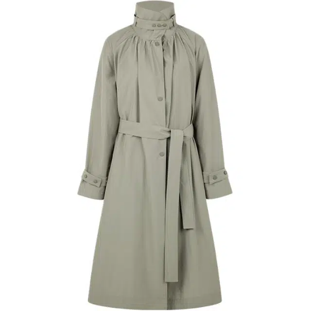 美洋 空气皱感水洗棉外套风衣 女款