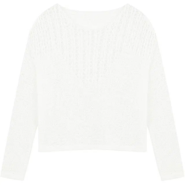 美洋 半镂空罩衫针织衫 女款