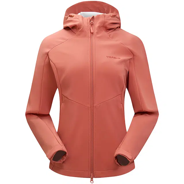 探路者  抓绒防风防泼水修身版型  软壳衣  女款