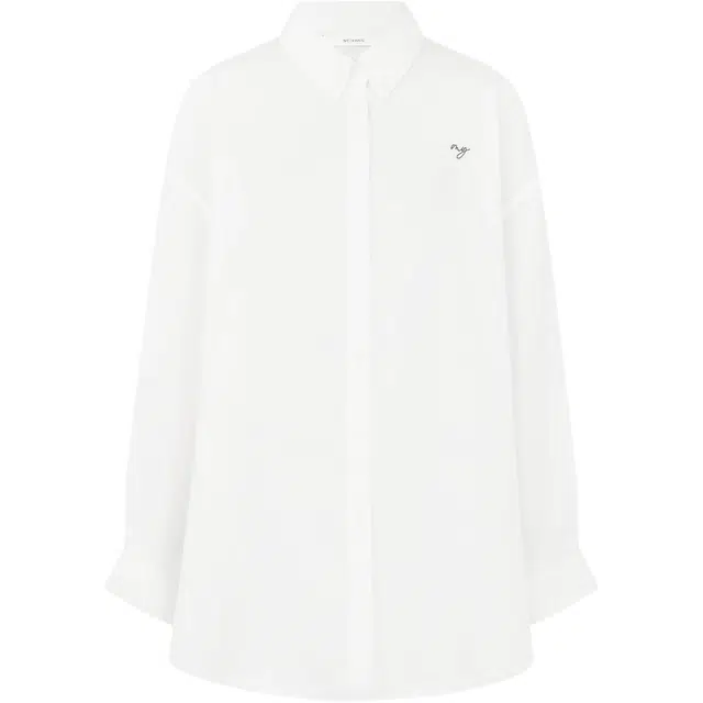 美洋 刺绣简约通勤设计感长袖衬衫 女款