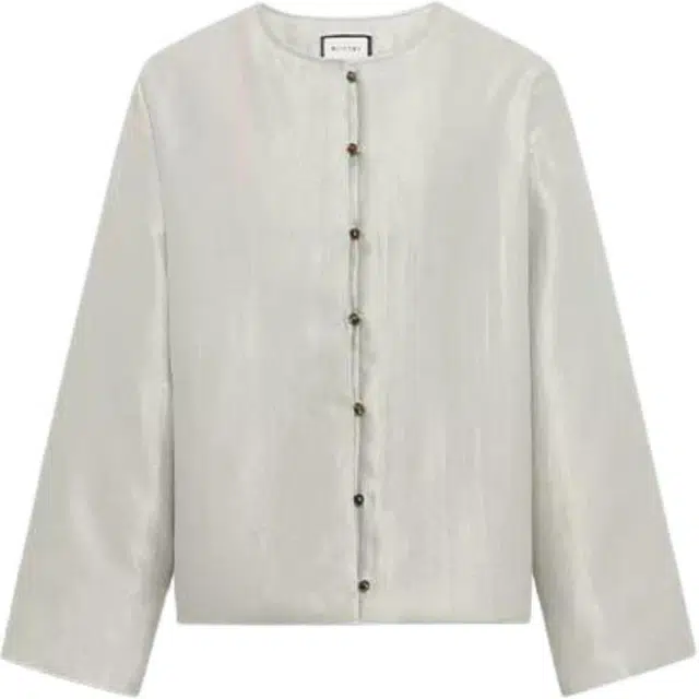 美洋 缎面肌理长袖棉服 女款