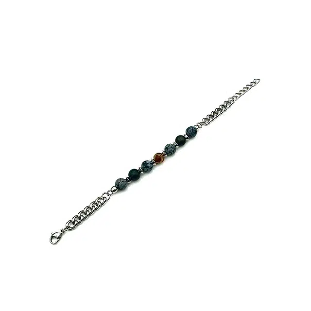 清脆小溪 新中式 水墨国风串珠 经典百搭潮流创意中式美学 合金 手链 男女同款情侣款