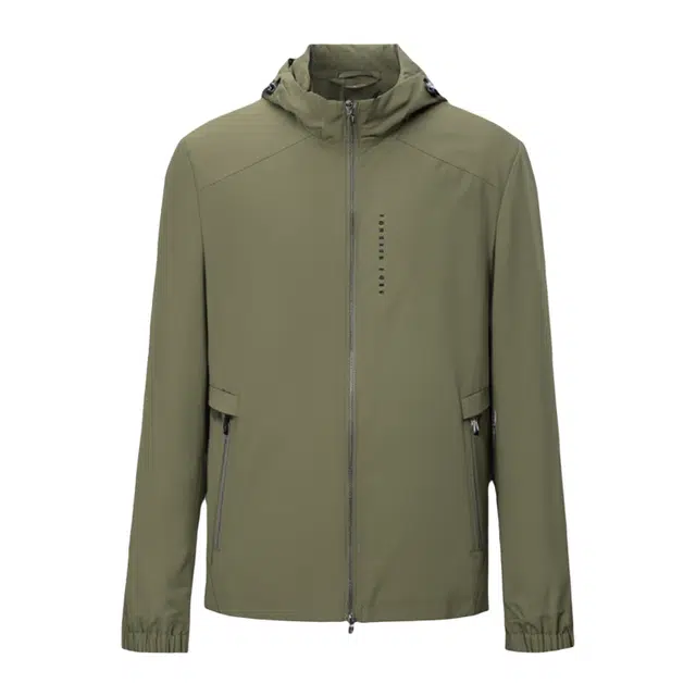 古鲨 日系连帽休闲简约通勤百搭夹克外套 男款