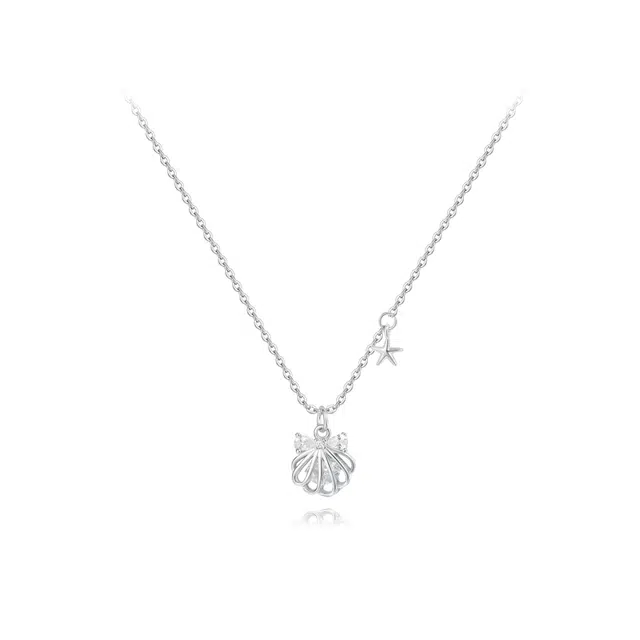 【纯银999 | 蝴蝶结】 六桂福珠宝 小众设计经典百搭生日常高级感简约精致轻奢极简通勤约会温柔气质可调节锁骨链#好运 足银 项链 女款