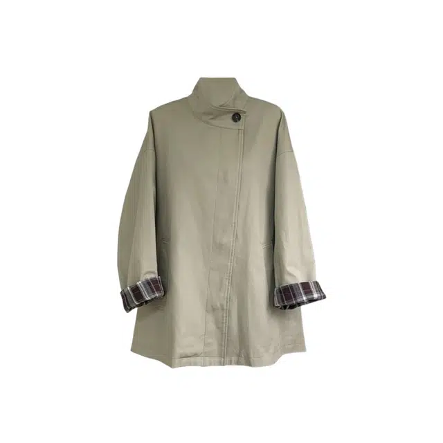 识恩 高级感复古风长袖风衣 女款