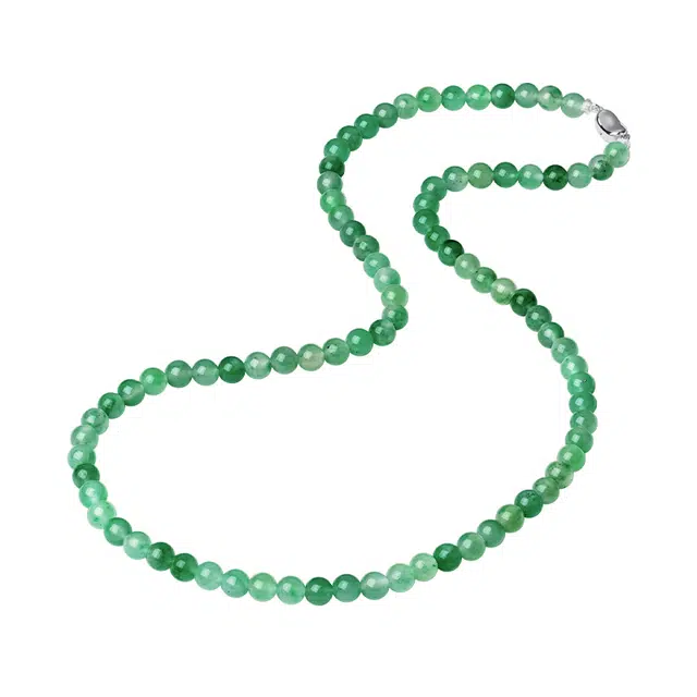 周大生 【温婉大气·中式韵味】静奢老钱风 大气轻奢贵气感 新中式国风复古古风旗袍穿搭 通勤约会日常职场百搭天然 非洲翠 项链 女款