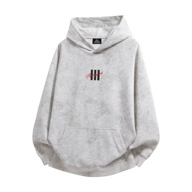 masongarments Oversized Sequin Hoodie