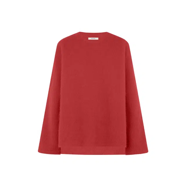 美洋 热红酒狐狸绒羊毛混纺毛衣 女款