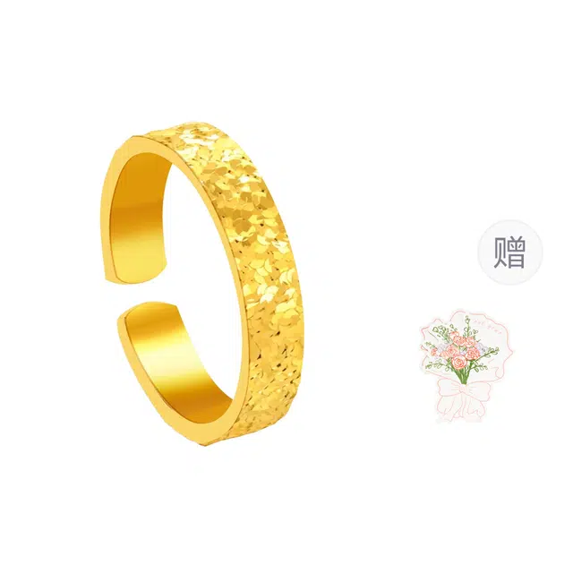 【爆闪天花板】 水贝 碎碎冰纯银满天星可调节开口戒小众设计感个性通勤百搭甜蜜告白女友男友恋爱悦己仪式感 足银 戒指 男女同款情侣款