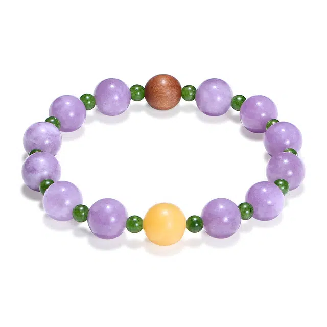 【普陀山官方已过香】 普陀山文创 紫梦星河 九紫离火 时来运转 玉髓 手串 男女同款情侣款