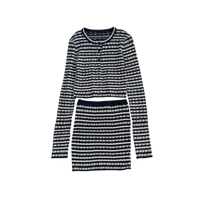 敲模女孩 时尚休闲通勤百搭裙装套装 女款