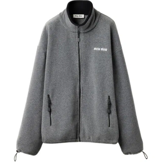 Miu Miu SS24 Logo Embroidered Jacket