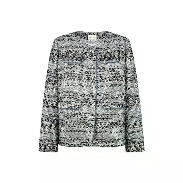 美洋 鹅绒圈圈纱花呢小香风夹克 女款