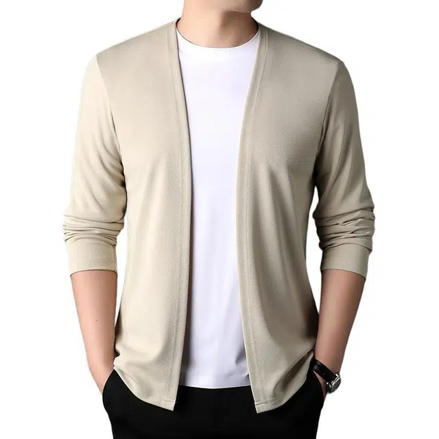 老爷车 秋季亲肤舒适开衫长袖针织衫外套 男款