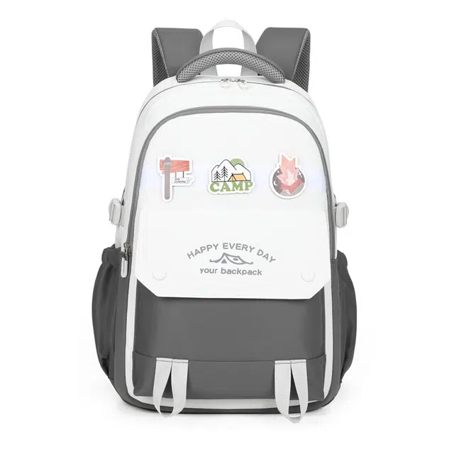 森马 大容量时尚潮流撞色 尼龙 双肩包 常规 男女同款情侣款 多色