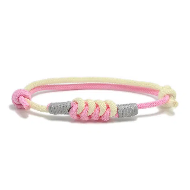 前方大荒野 编织绳简约时尚小众设计几何造型极简风编织绳日常百搭 织物 手绳 男女同款情侣款