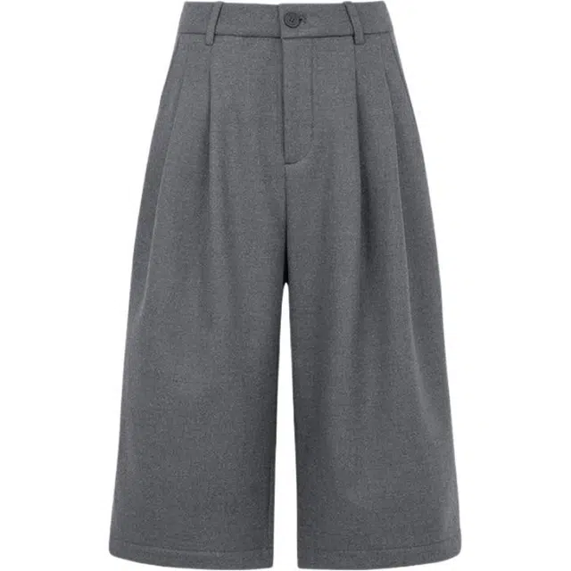 美洋 磨毛复合奥粒绒阔腿休闲裤 女款