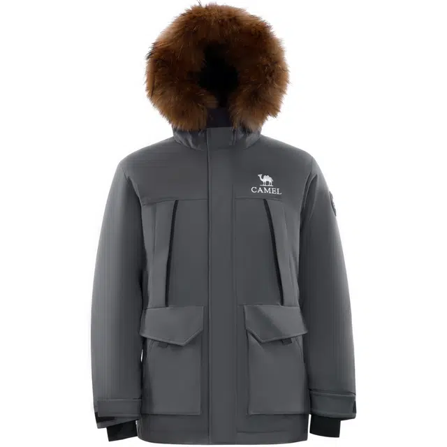 CAMEL Warm Fleece Parka
