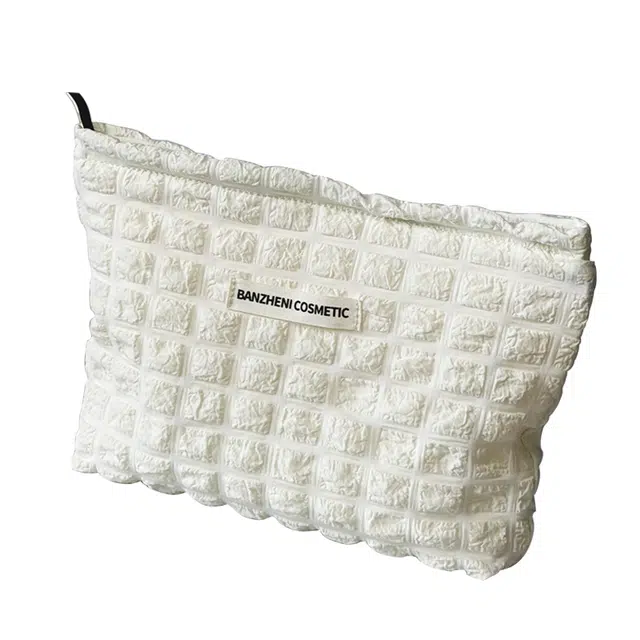 班哲尼云朵化妆包大容量洗漱包便携式外出小巧轻便随身收纳袋 收纳便携单层