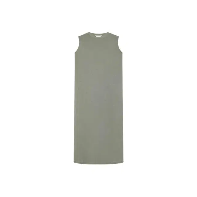 美洋 天丝苎麻圆领宽松长袖连衣裙 女款