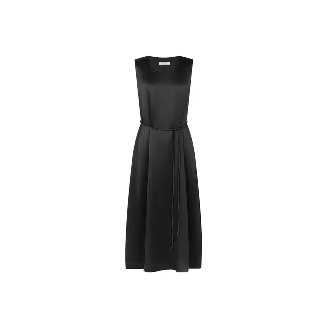 美洋 优雅静奢小黑裙无袖连衣裙 女款