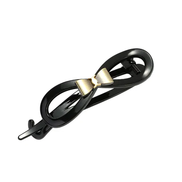 如花梦 气质百搭蝴蝶结碎发#好运 亚克力 发夹 女款