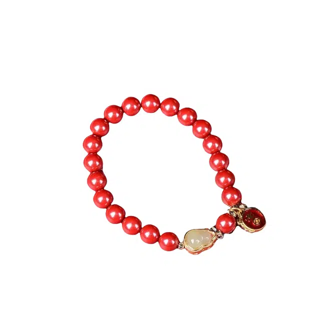 茂琼 帝王砂福禄高含量设计如意吉祥小众高级感#好运 朱砂 手串 男女同款情侣款