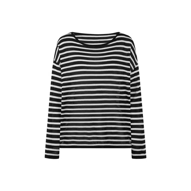 美洋 冰丝条纹抗菌针织衫 女款