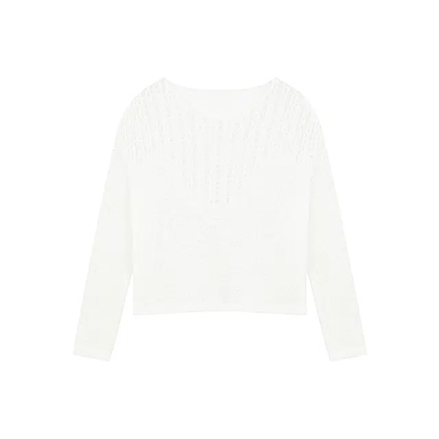 美洋 半镂空罩衫针织衫 女款