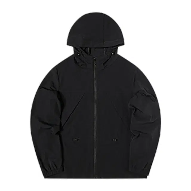 鸿星尔克 运动系列 拉链纯色连帽时尚百搭风衣 女款