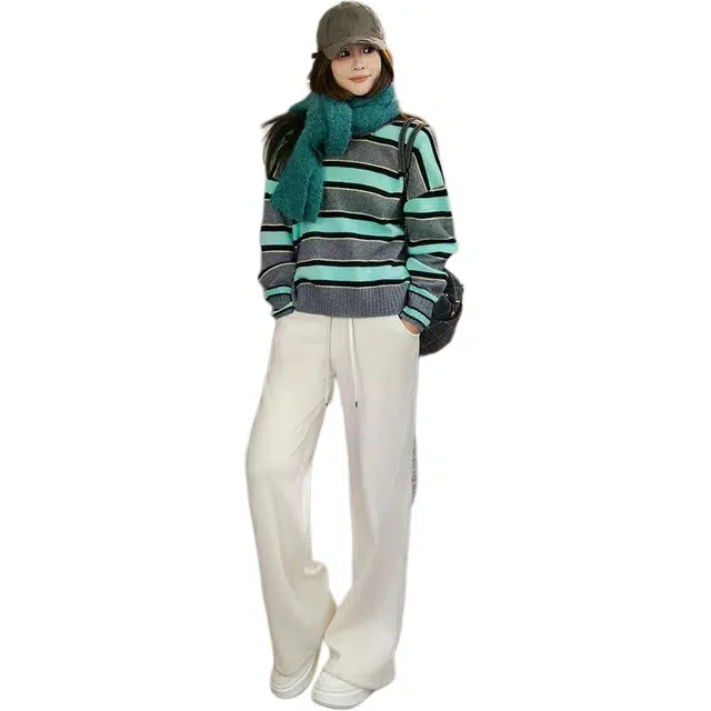 美洋 青柠海盐羊绒羊毛毛衣 女款