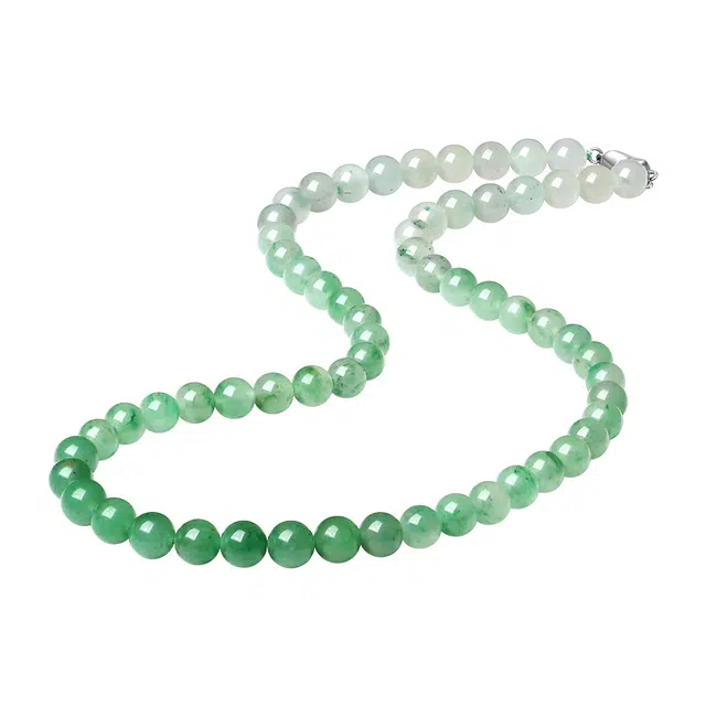 周大生 青雅集 纯银新中式国风简约风温润大气旗袍古典穿搭 典雅气质轻奢 非洲翠 项链 女款